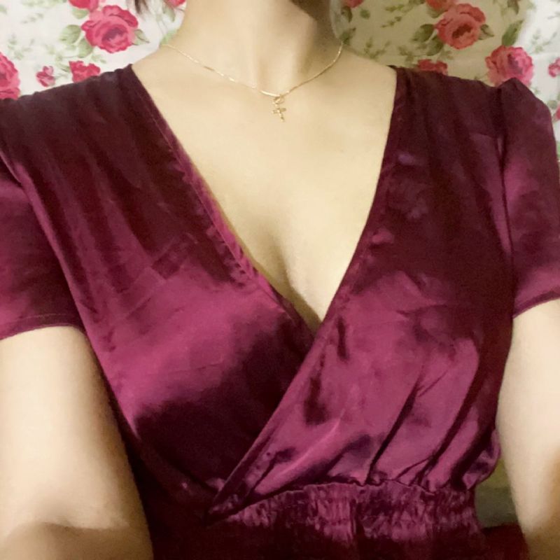 Pretty Maroon Top