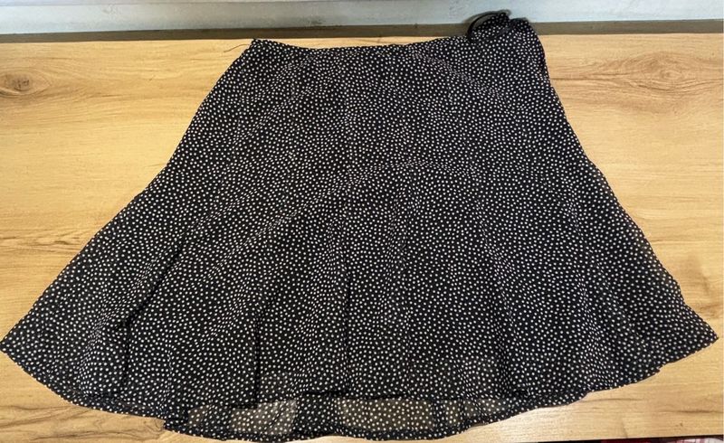 Polka Dot Flare Skirt