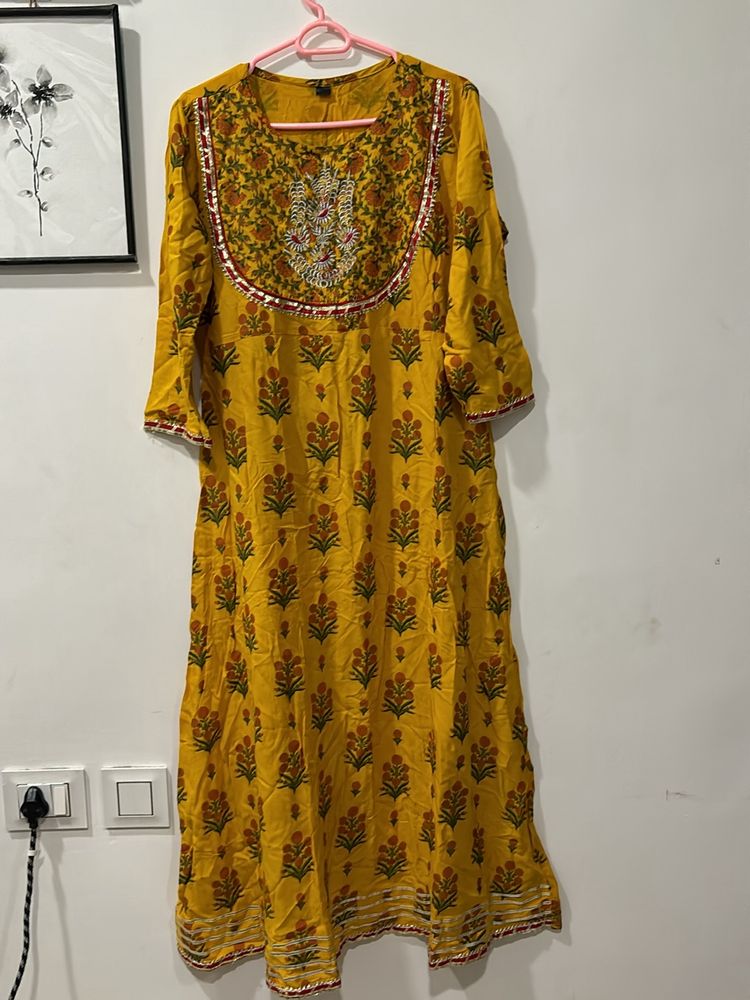 Sale Only Today! Mustard Yellow Sharara Set