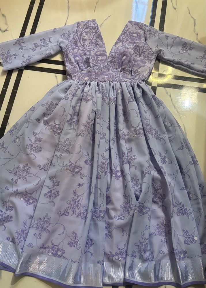 princess Floral Print Dress