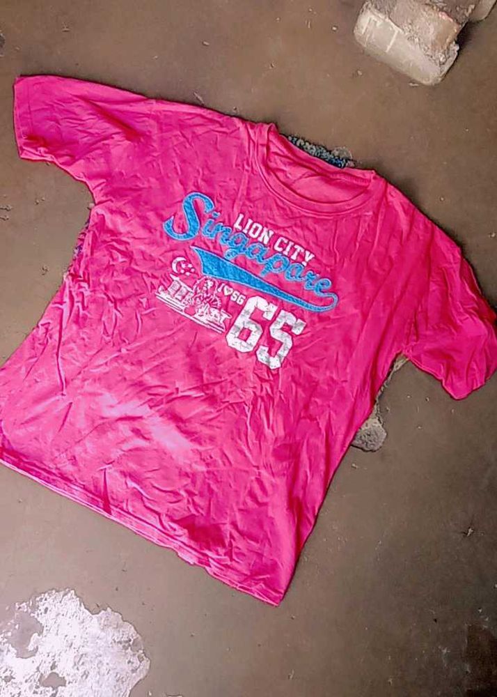 Singapore Lion City Pink T-Shirt