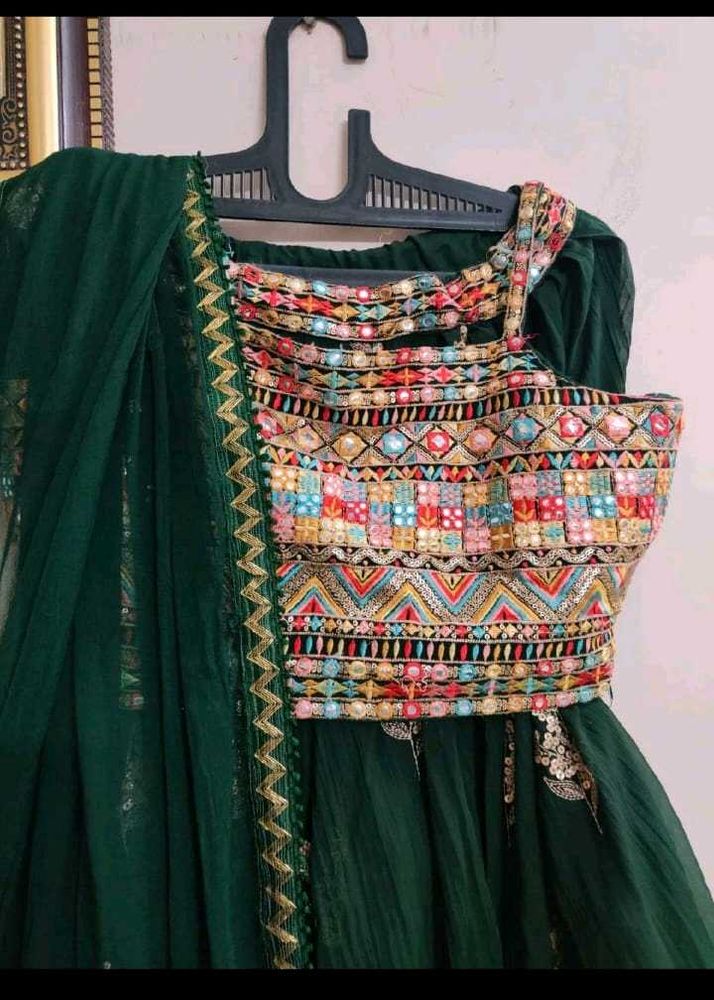 Elegant Green Lehenga Choli