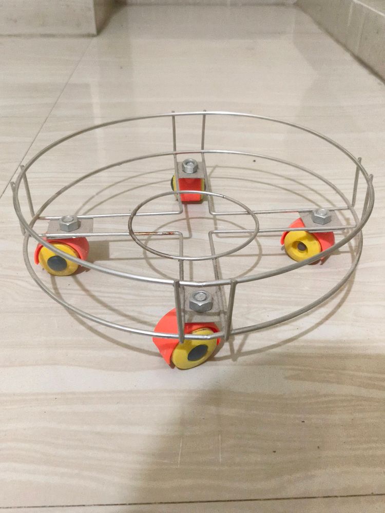 Cylinder/ Water Can Moving Wheel Stand