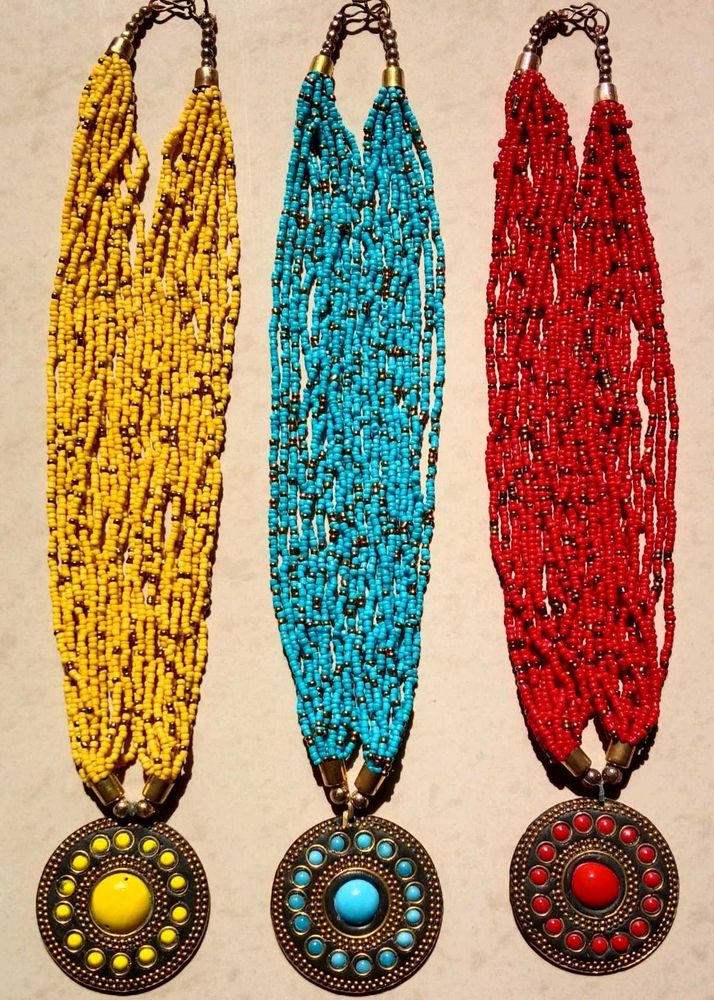 Beaded Pendant Necklaces