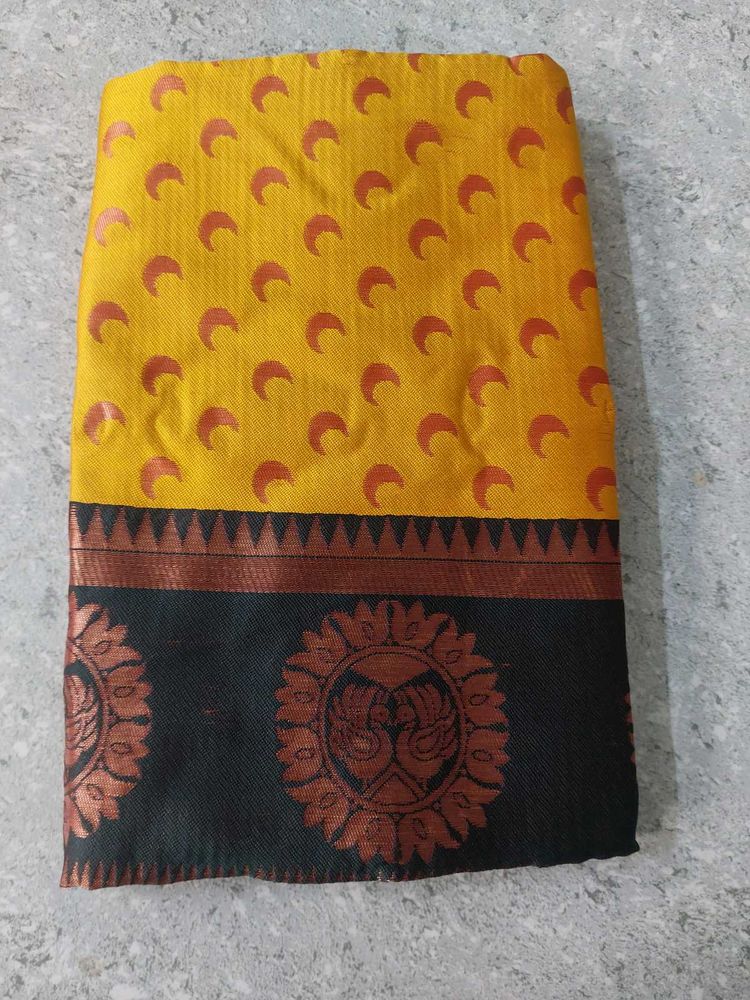 Elegant Yellow Saree