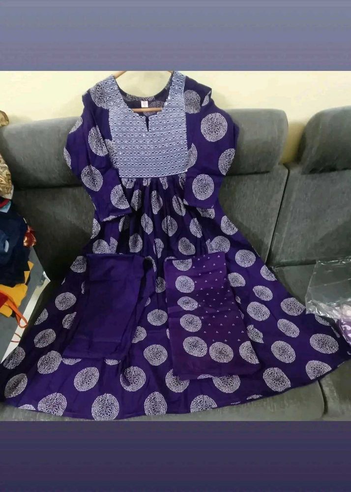 New Elegant Purple Umbrella Set