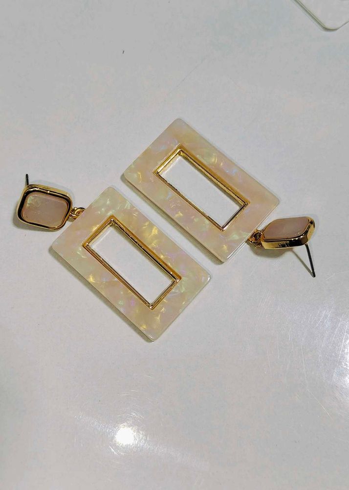 Drop Earrings Off White for Women &amp; Girls