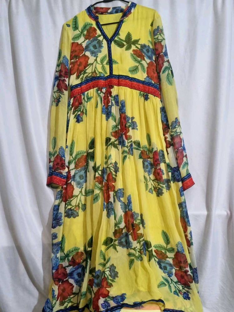 Yellow Gown For Women..ll