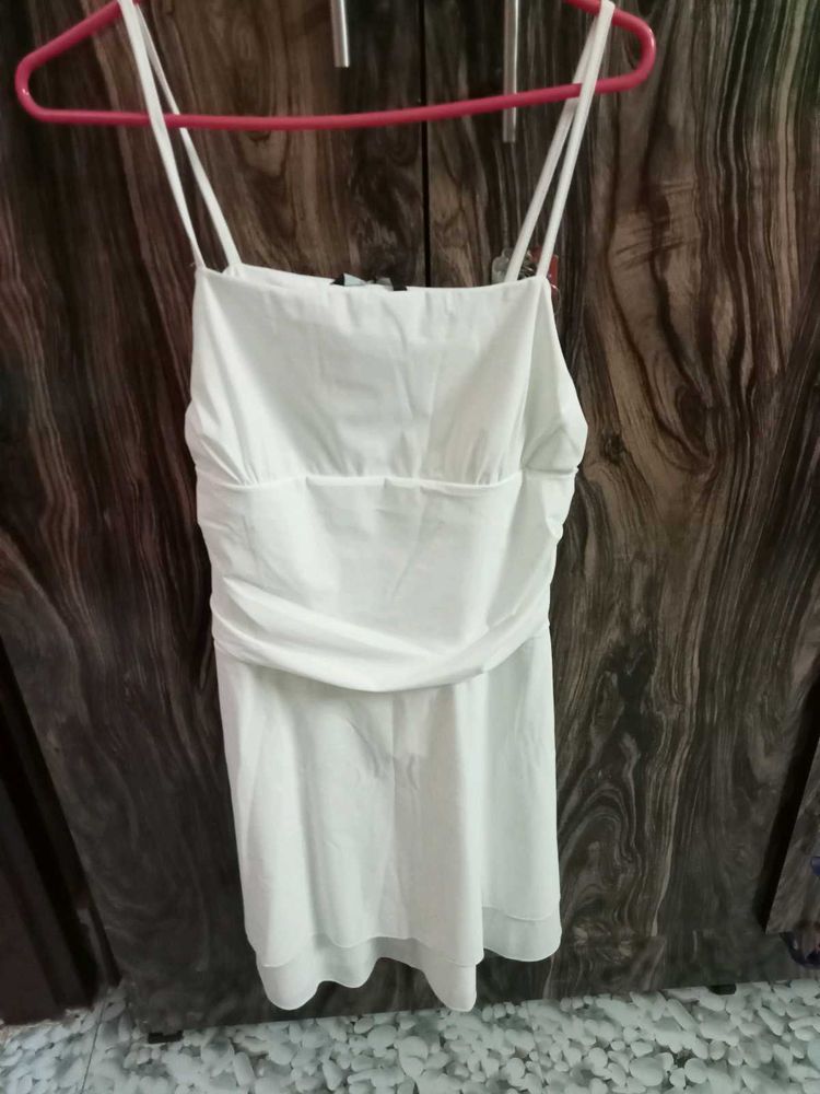 White Cami Mini Dress