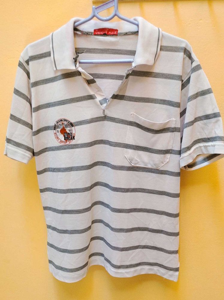 Striped Polo Shirt