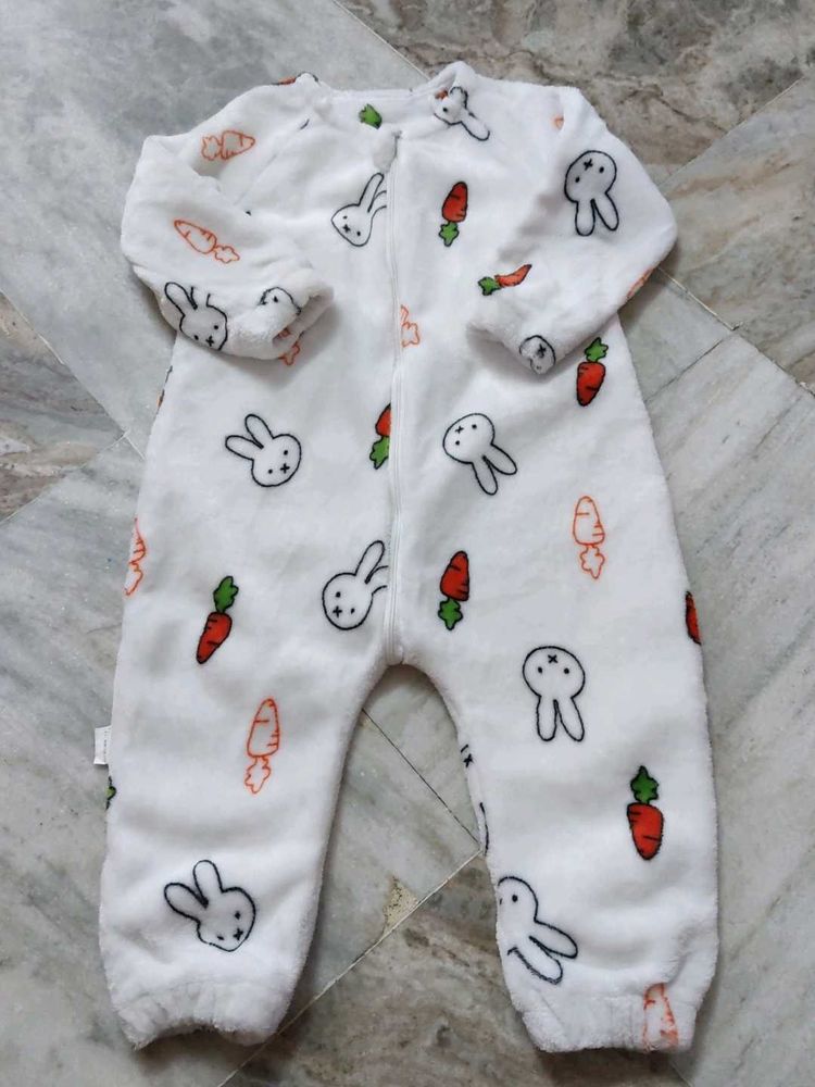 Cute Bunny Print Romper