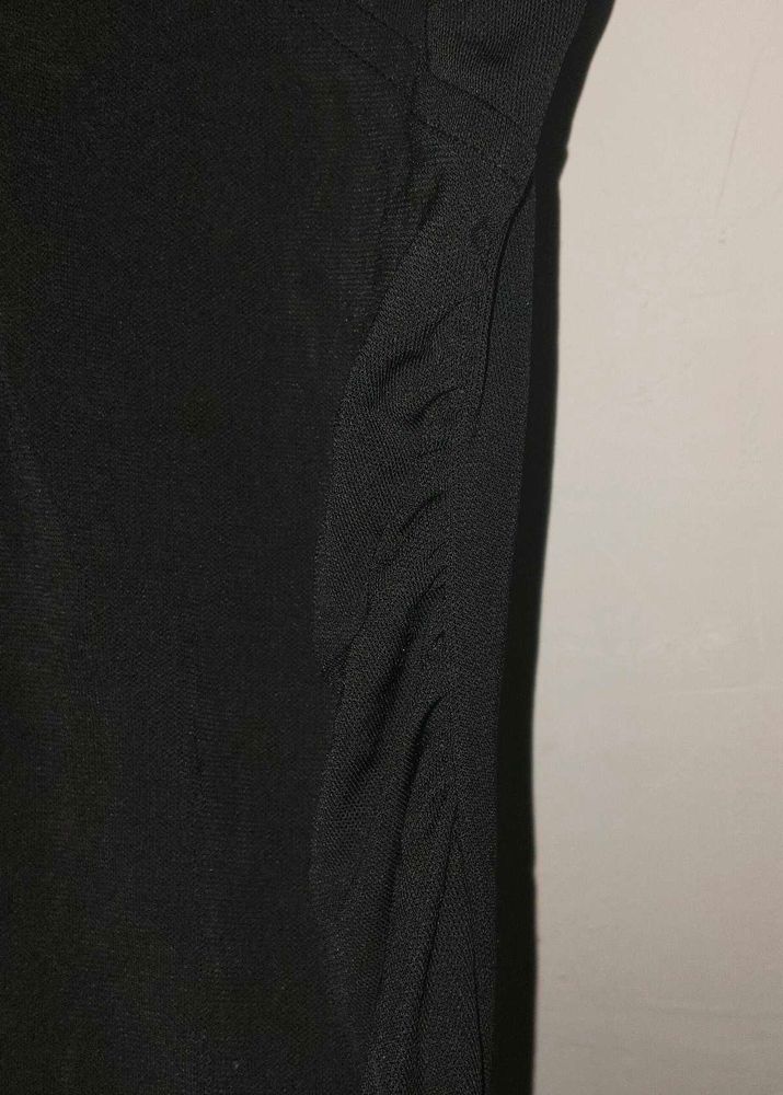 Black Ruched Dress