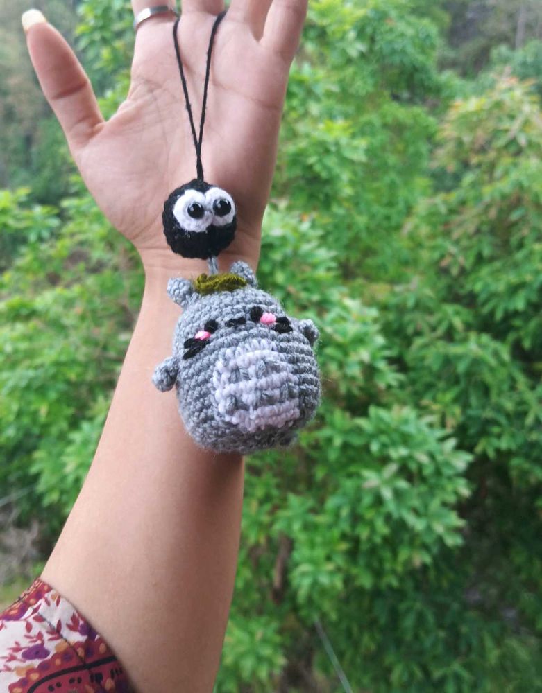 (Custom)Crochet Totoro And Soot Sprite