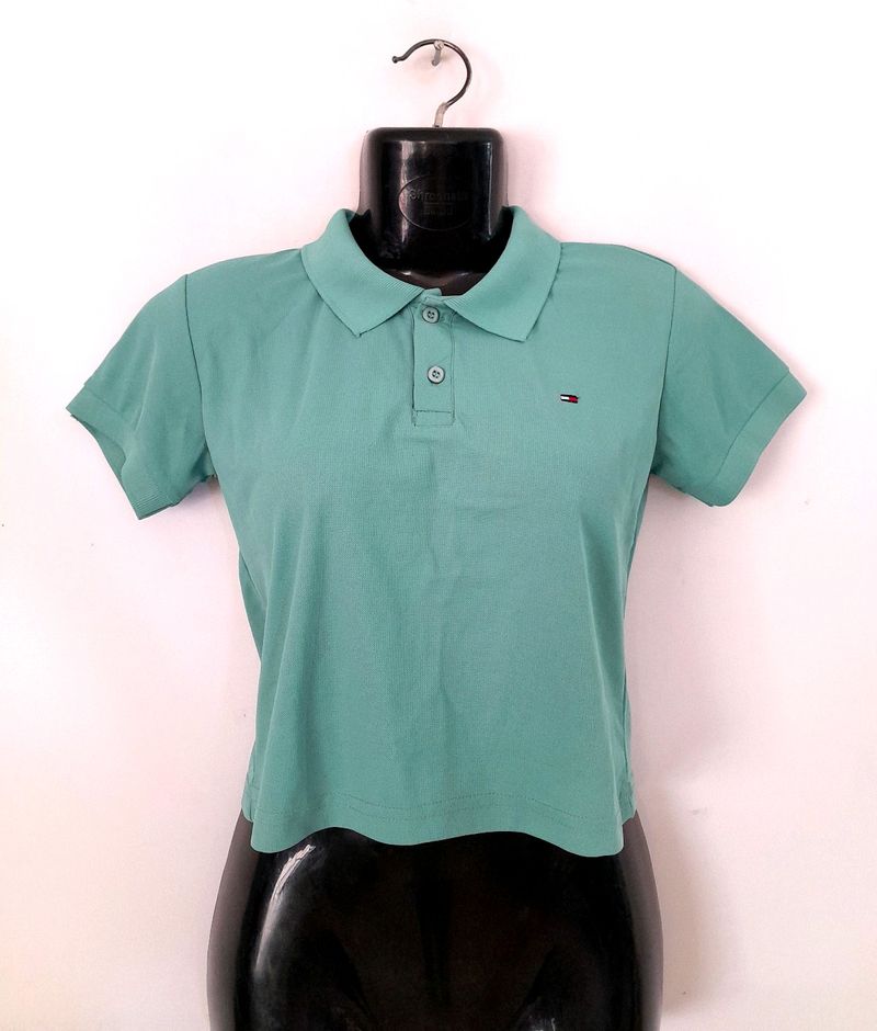 Sea Green Crop Top (Women&#39;s)