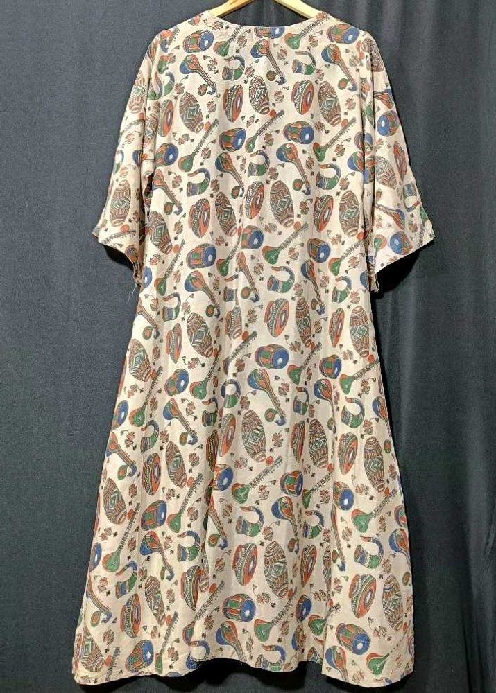 Women&#39;s Sitar Print Kurti Traditional Ethnic Kurta