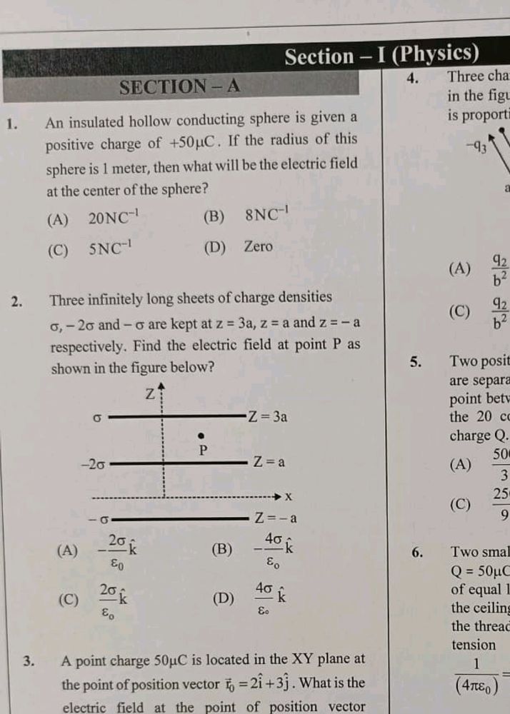 PW milestone Jee Main Question Paper