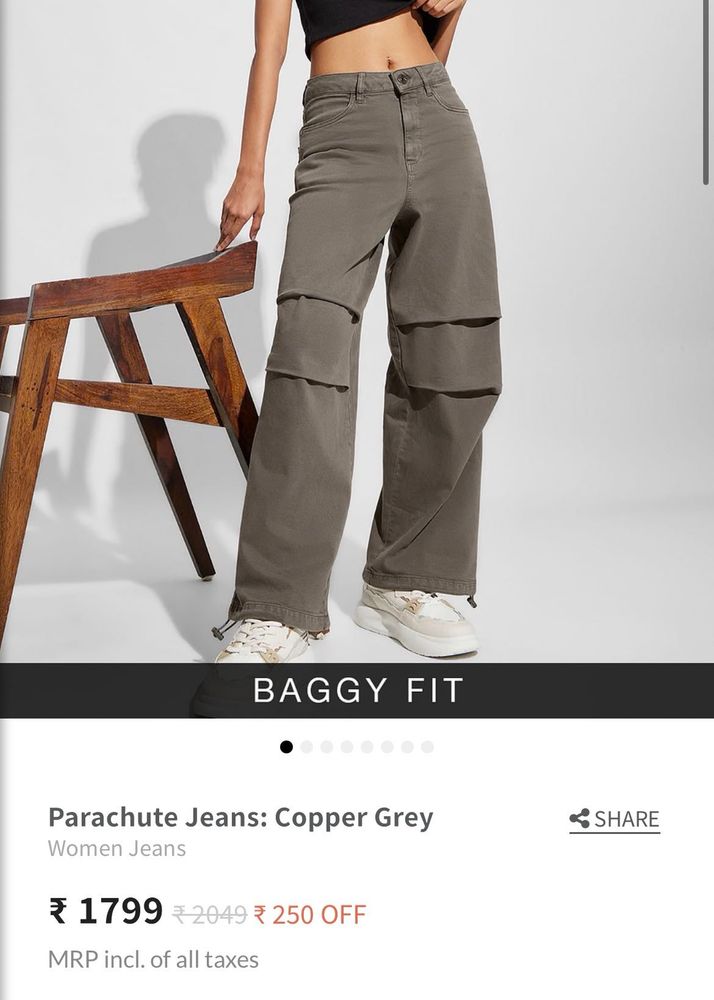 Souled Store Parachute Pants