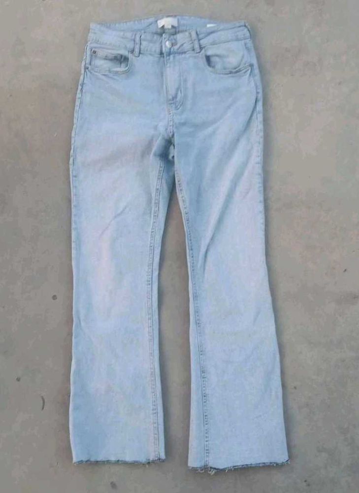 Light Wash Flare Jeans