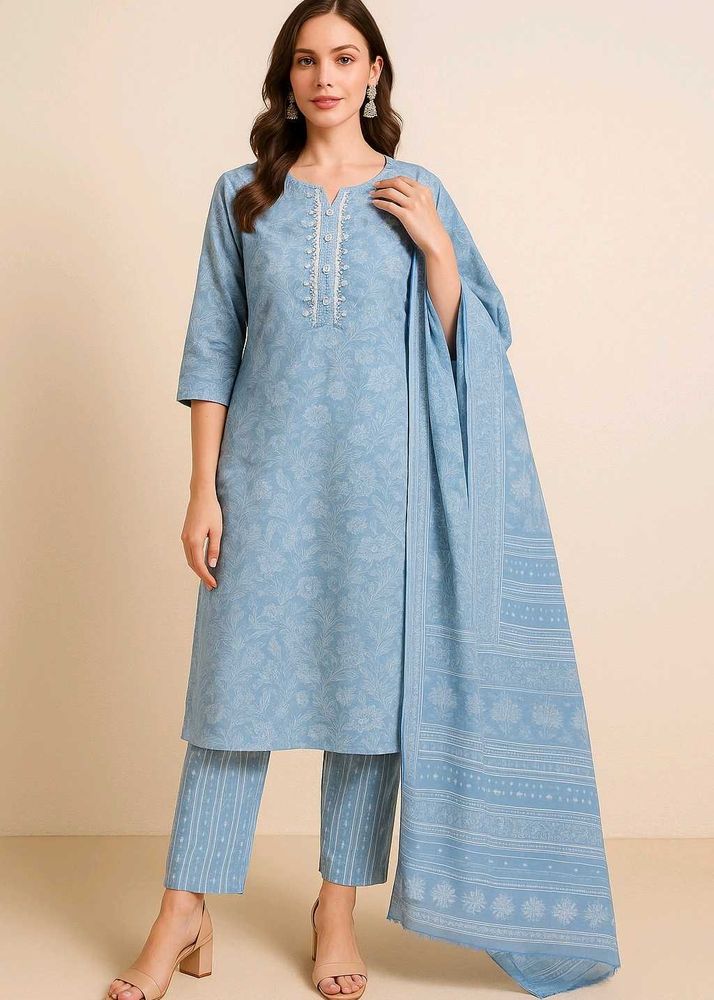 Stylish Kurti With Pant &amp; Duppata (Women&#39;s)
