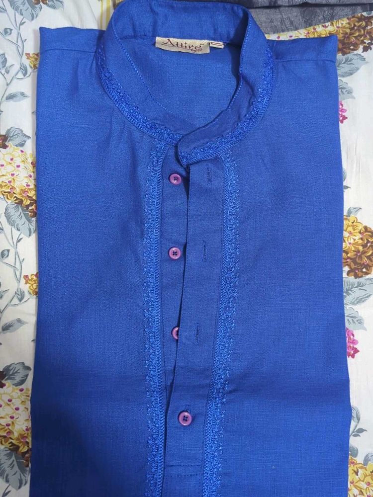 Stylish Blue Kurta