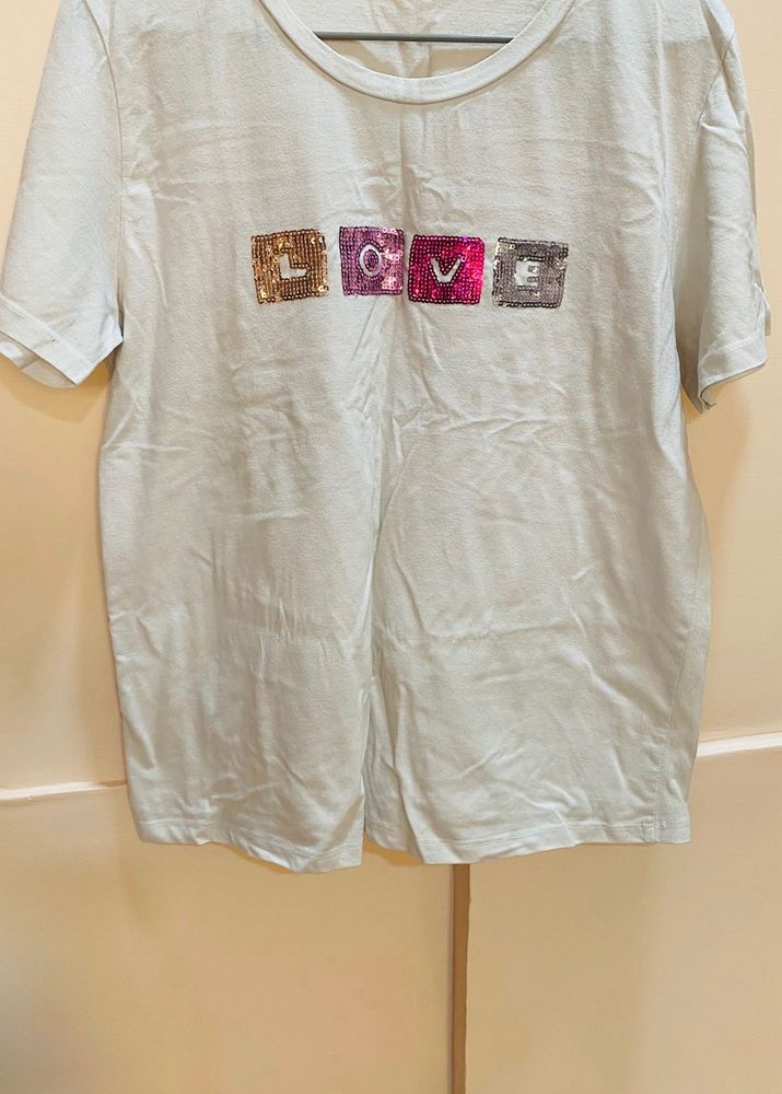 White love T-shirt