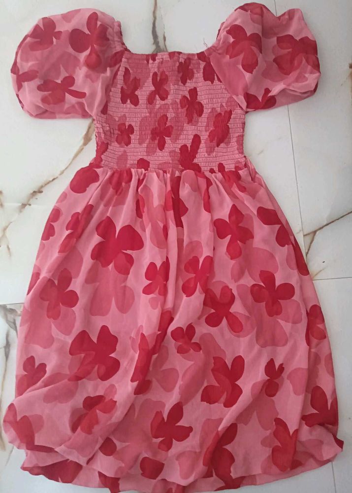 Floral Pink Dress