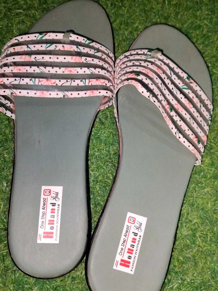 Floral Print Flats