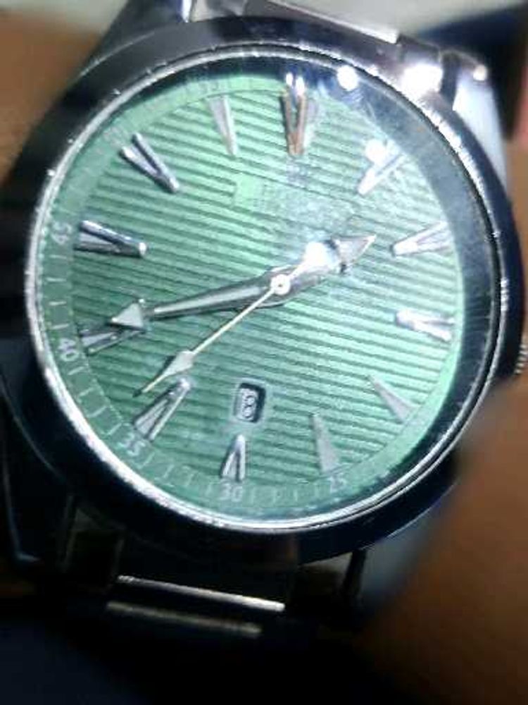 Stylish Green Rolex Dial Watch