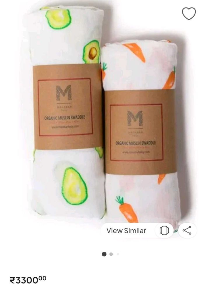 Baby  - Muslin Swaddles Set Of 5