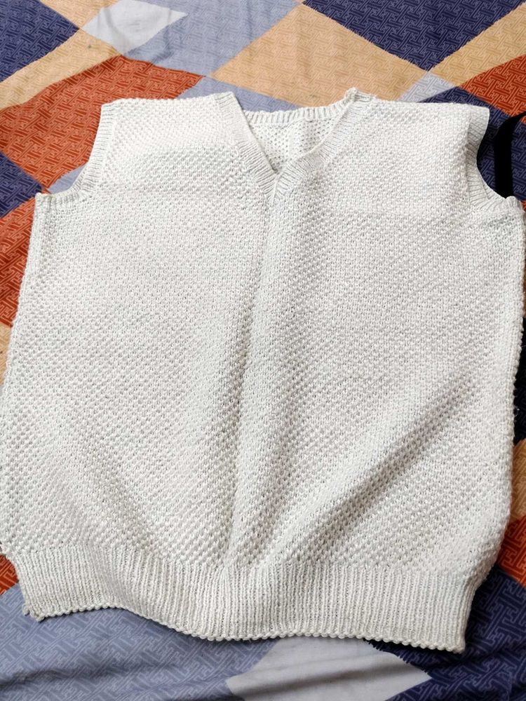 Hand Knitted Sweater Vest