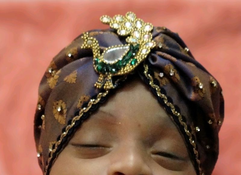 Peacock Hand Work Baby Boy Combo Suit