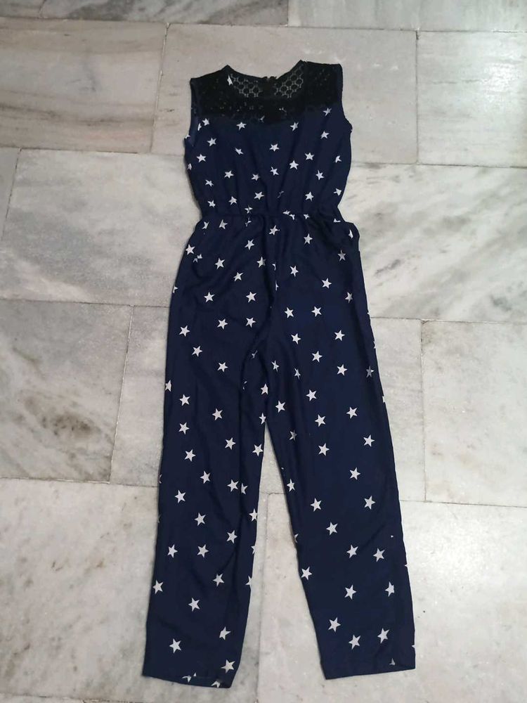 Cute Star Print Jumpsuit