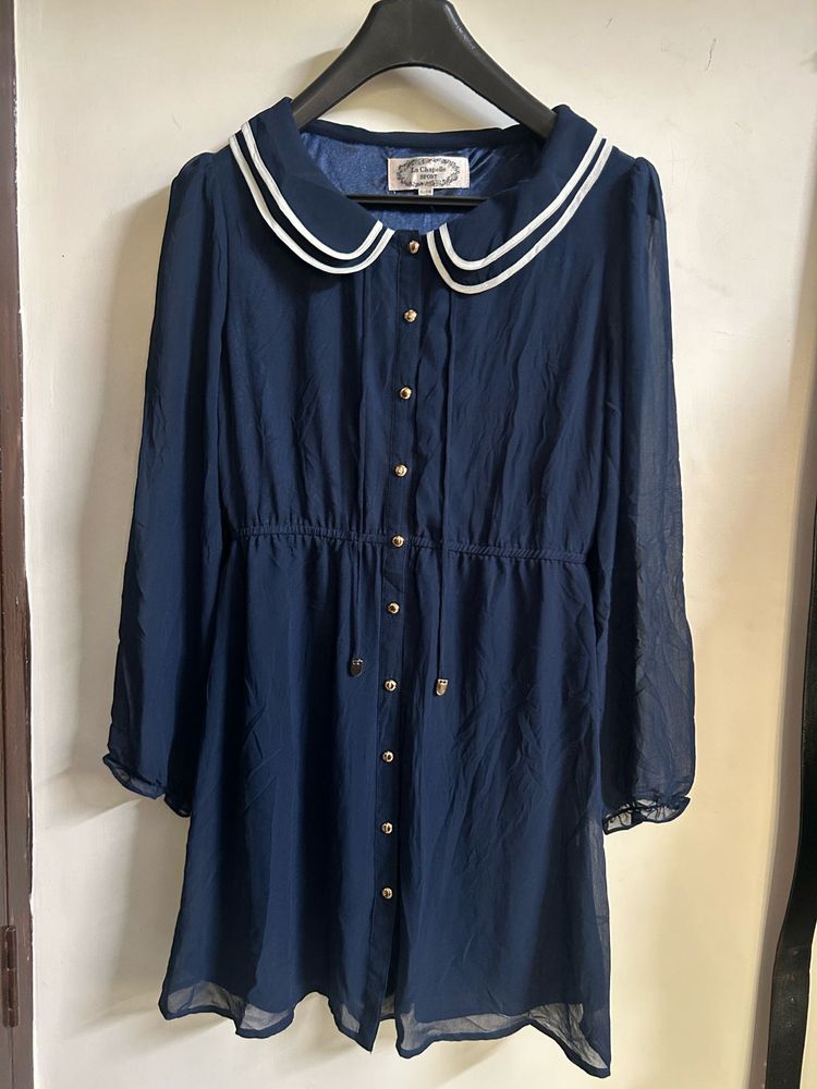 Navy Blue Sailor Dress