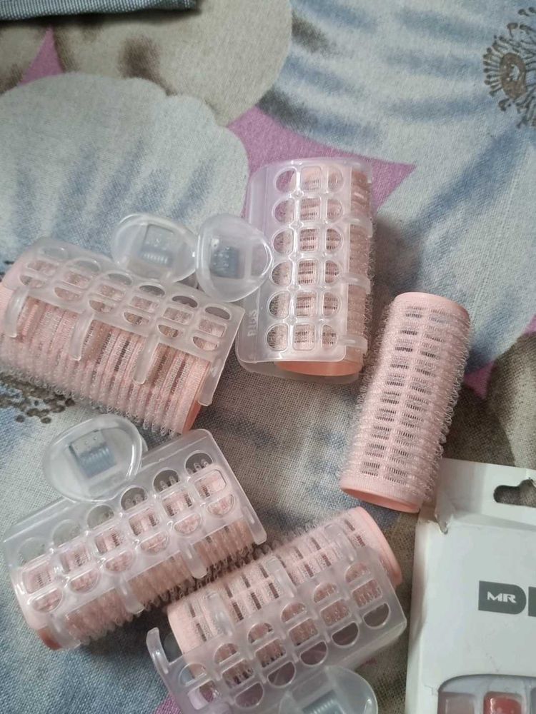 Hair Rollers Set With Free Nails