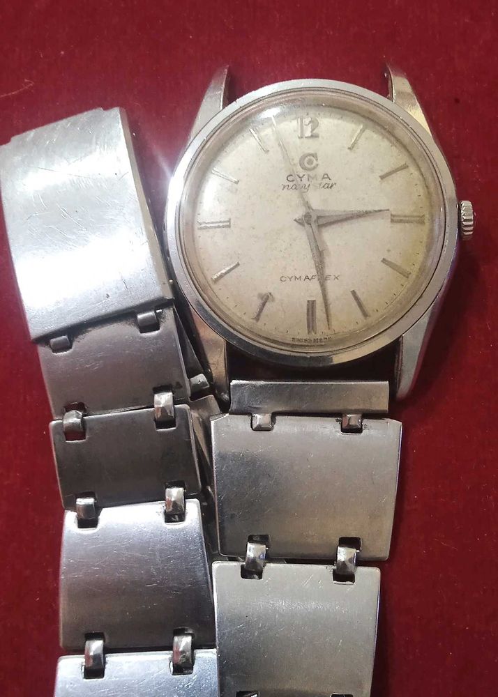 Combo Cyma Navy Star And Sandoz Watch