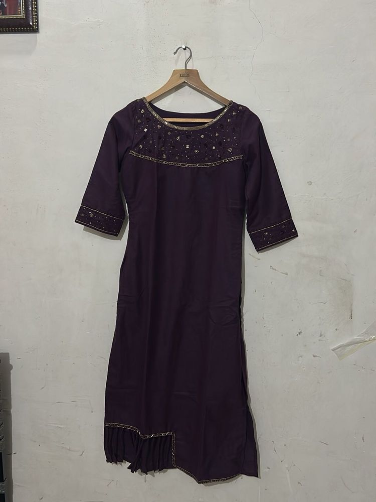 Purple Kurti