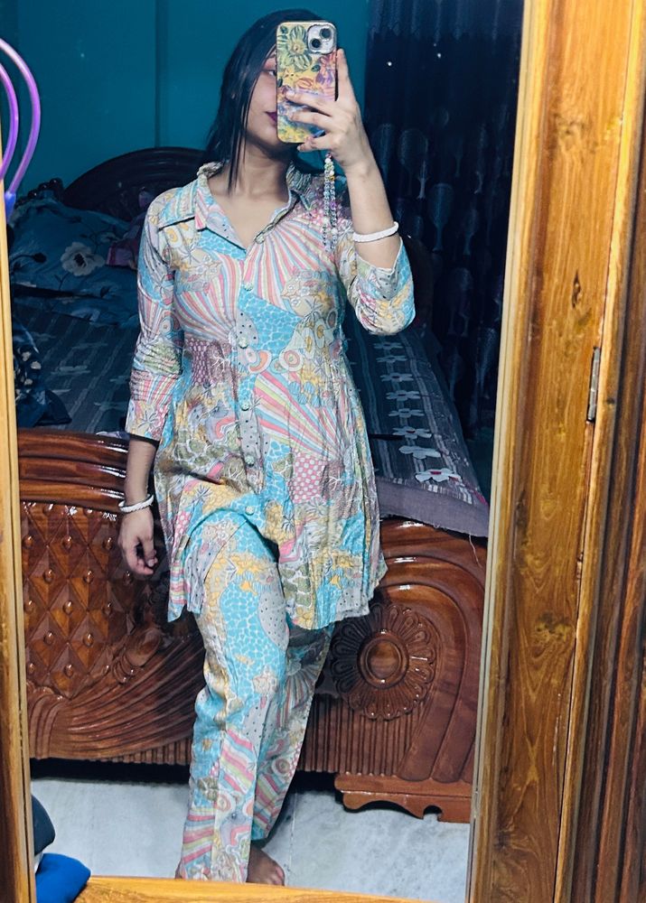 Multicolor Co-ord Set