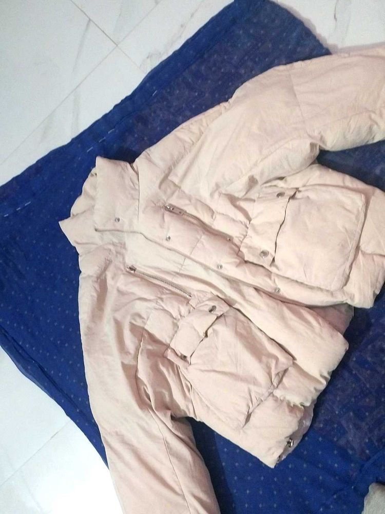 Beige Padded Jacket