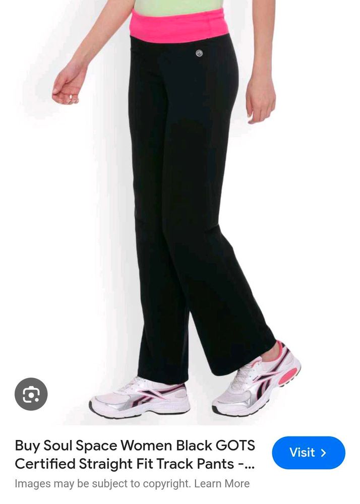 Black Track Pants With Sports Bra