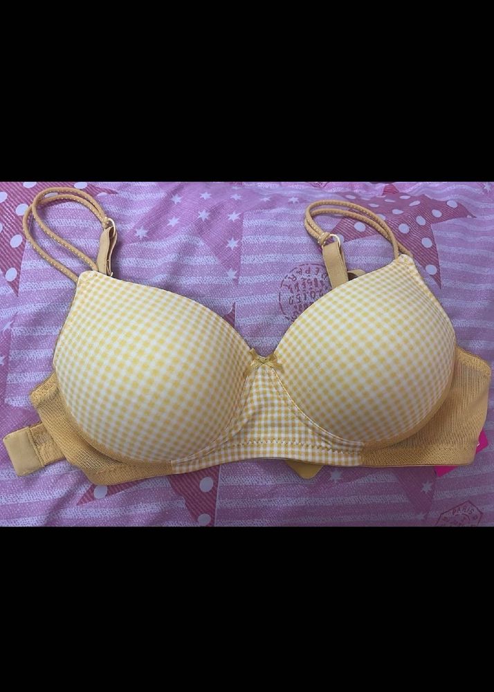 clovia yellow bra