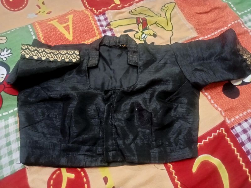 Home Stiched Black Blouse