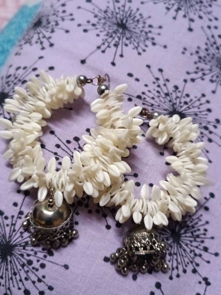 Floral Jhumka Earrings