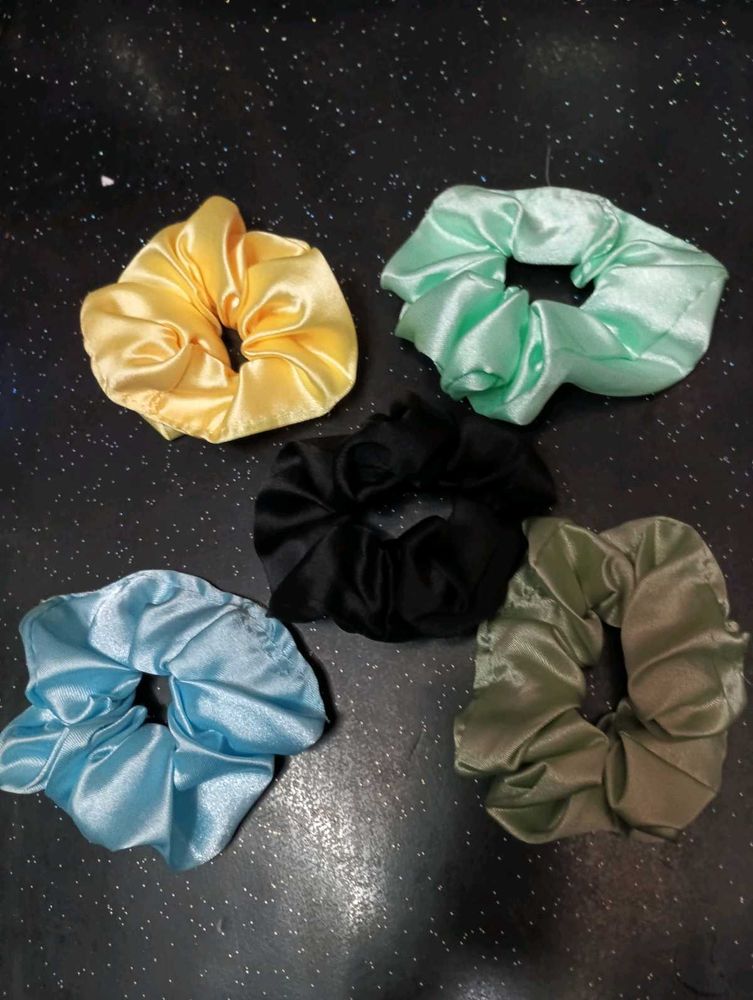 Colorful Hair Scrunchies