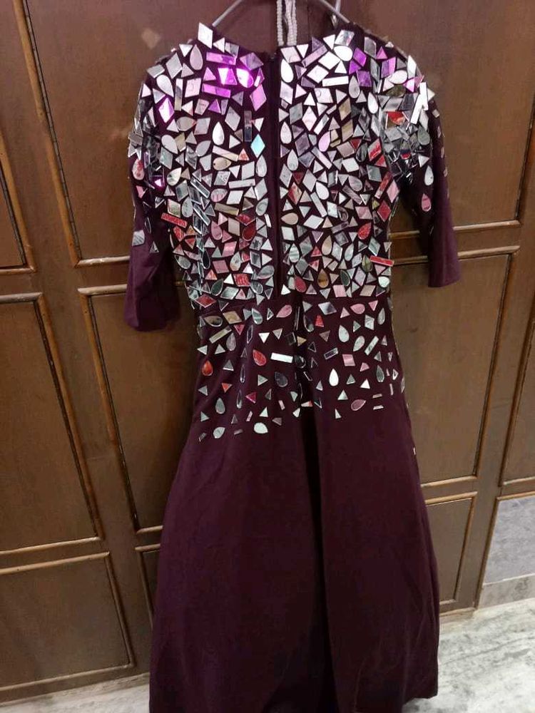 Unique Mirrored Long Dress