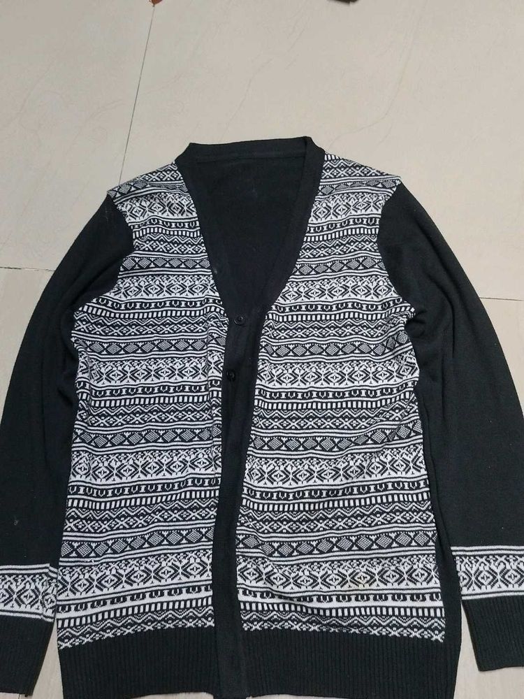 Patterned Cardigan