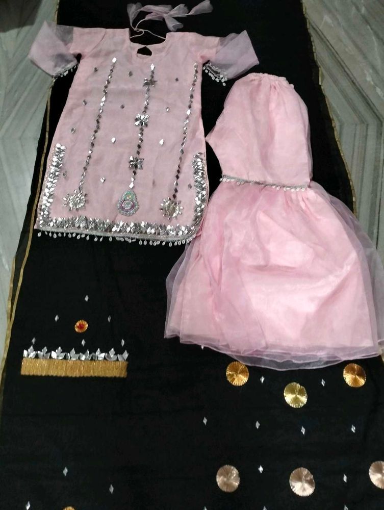 New Aurganza Garara Dress Gotta Patti work Dres