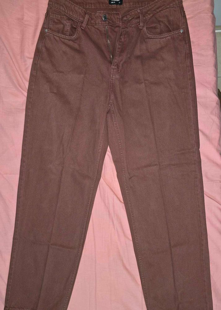 Brown Baggy Fit Jeans