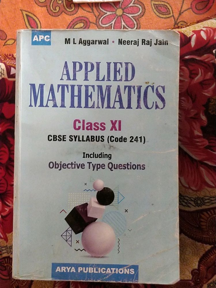 Applied Mathematics Class 11th M.L Aggarwal