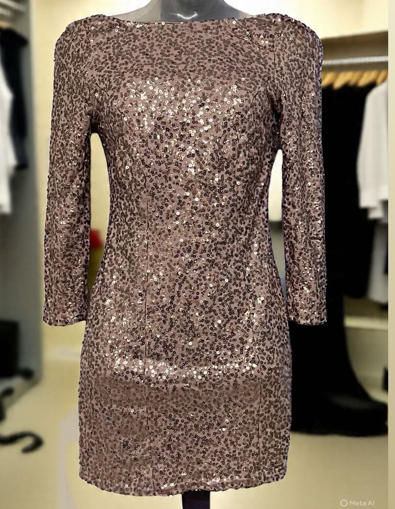 Pintrest Sparkling Sequin Mini Dress With Tag