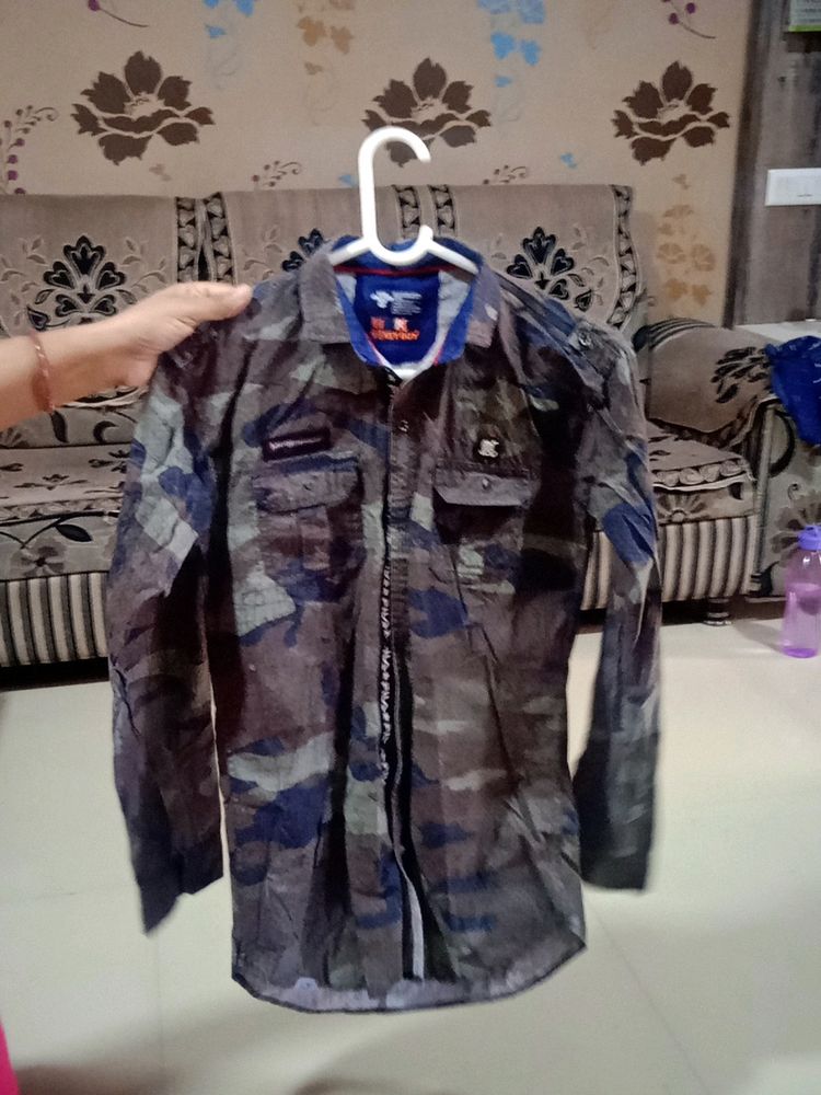 Army Design Shirt For Boys